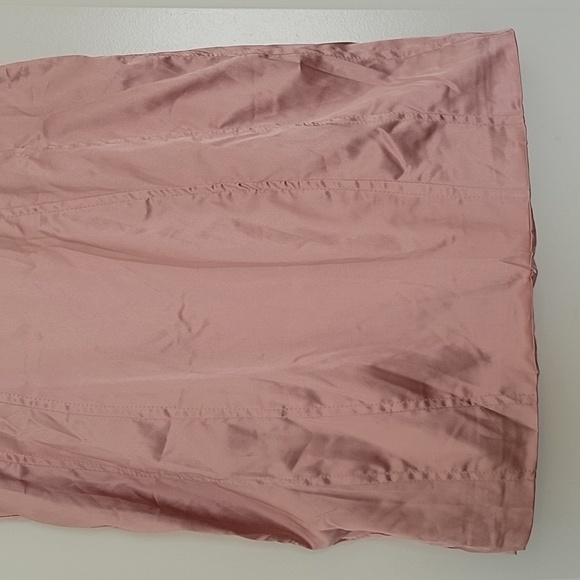 Nwt ROSEDRESS MAUVE STRAPLESS MINI DRESS SATIN EFFECT SIZE MEDIUM - Picture 7 of 16